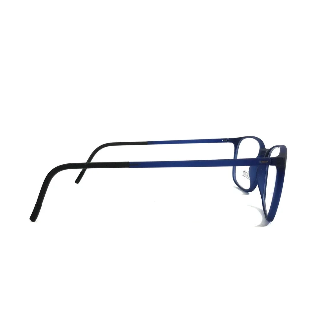 Silhouette Eyeglasses Frames SPX 2943 75 4560 Matte Blue Full Rim 53-17-140
